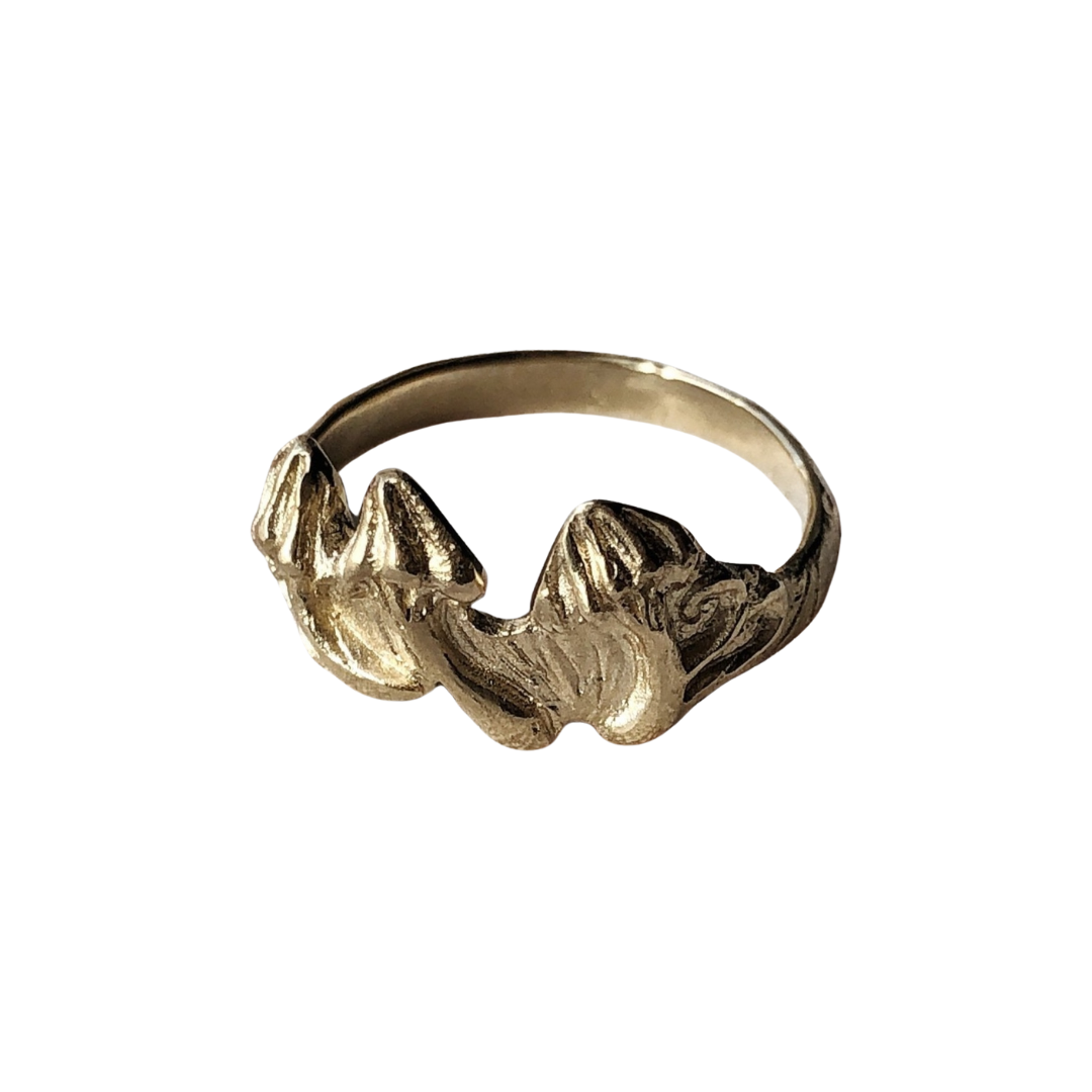 Growing in the Shade Gold Ring Gold - Made to Order