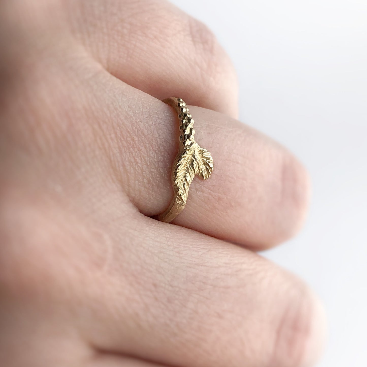 Leaf Ring - 9K Gold