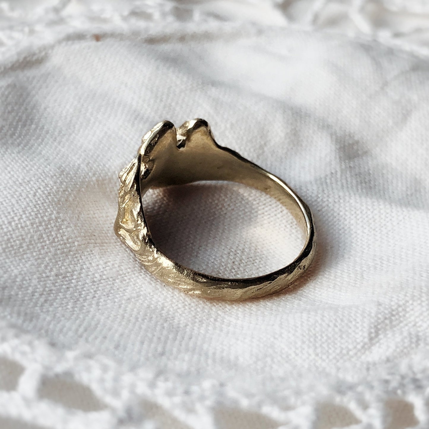 Mushroom Ring, Nature Inspired, Artisan Made, Witchy Boho Autumn, Cottage Core, Botanical