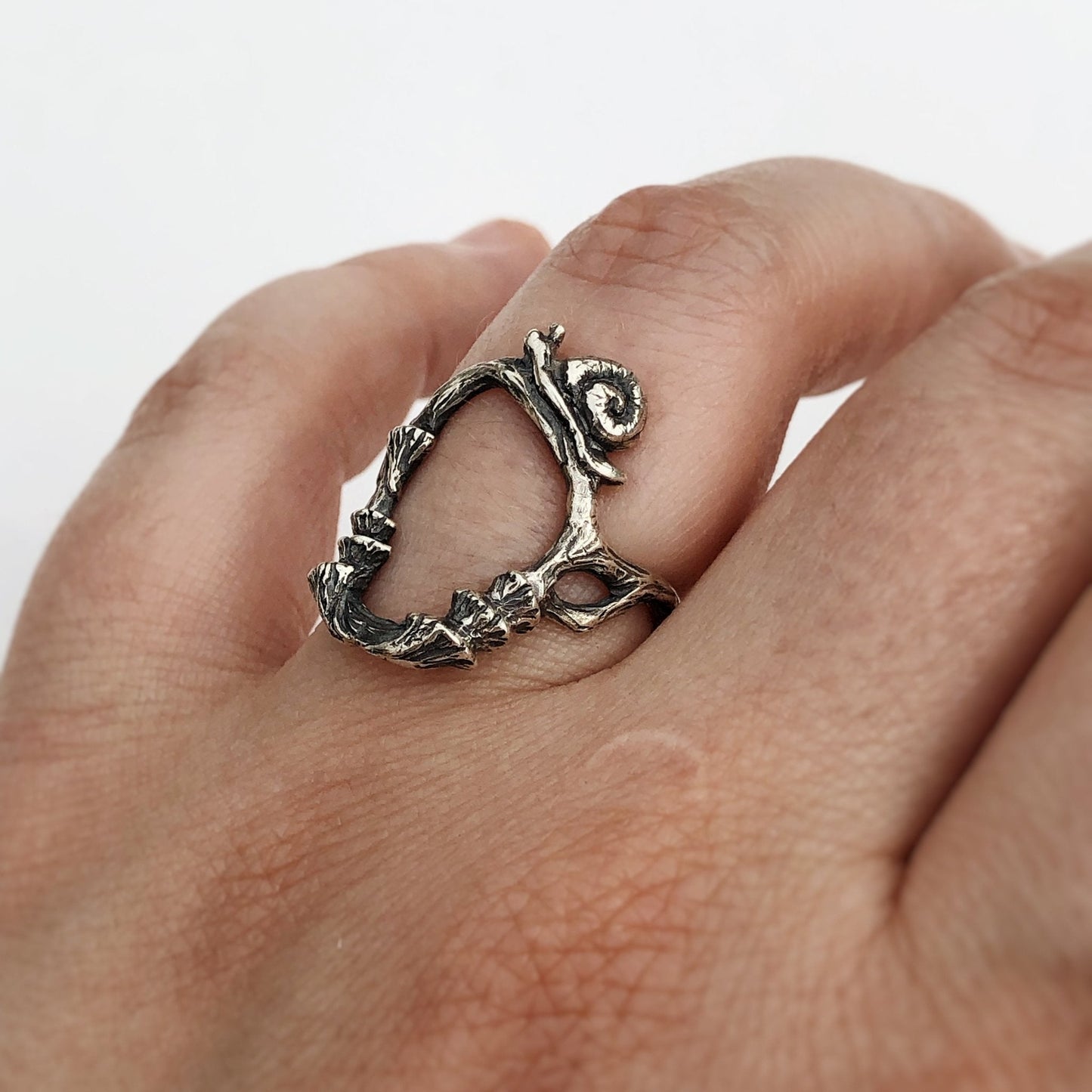 A Stroll in the Meadow Gold Ring - Made to Order
