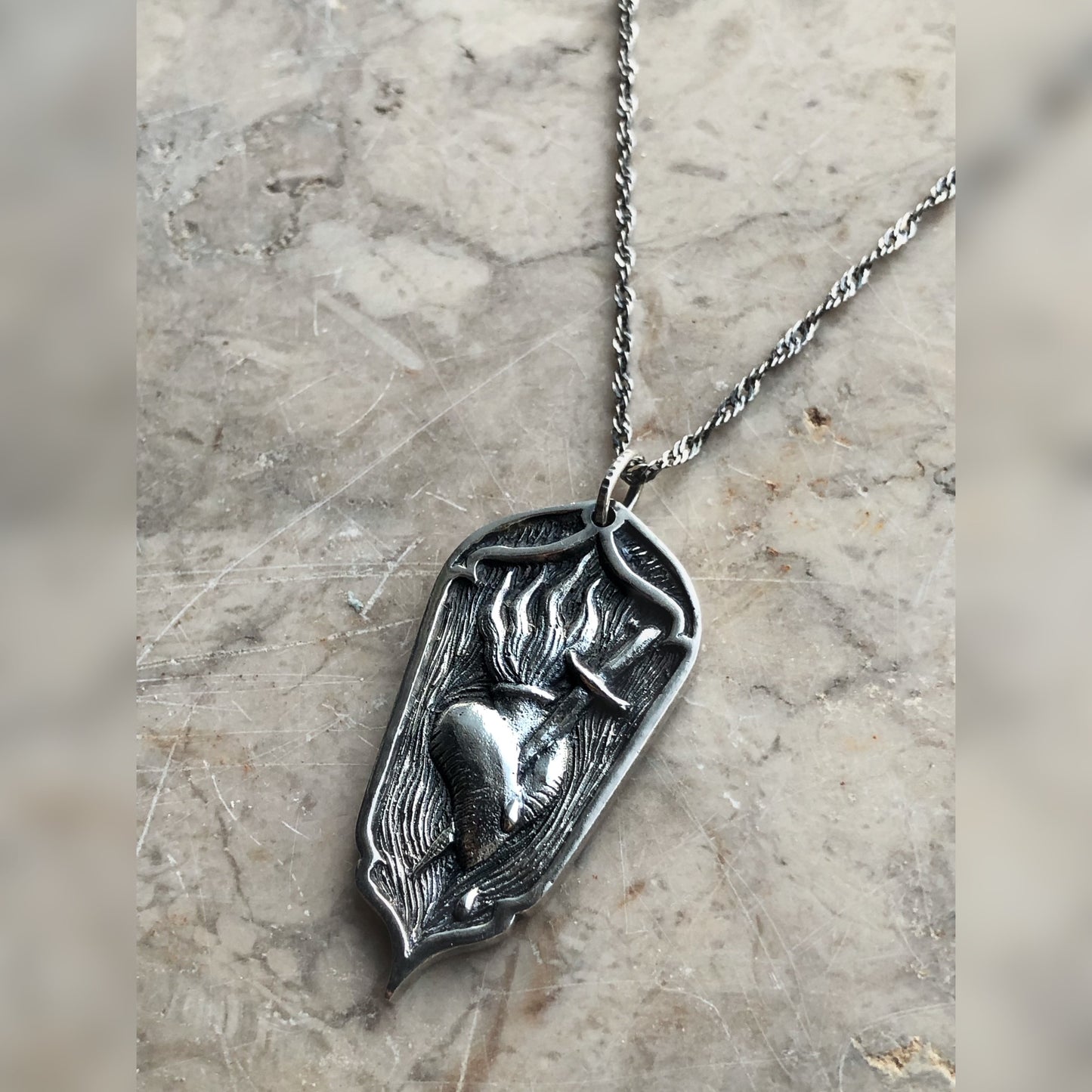 Burning Heart Pendant