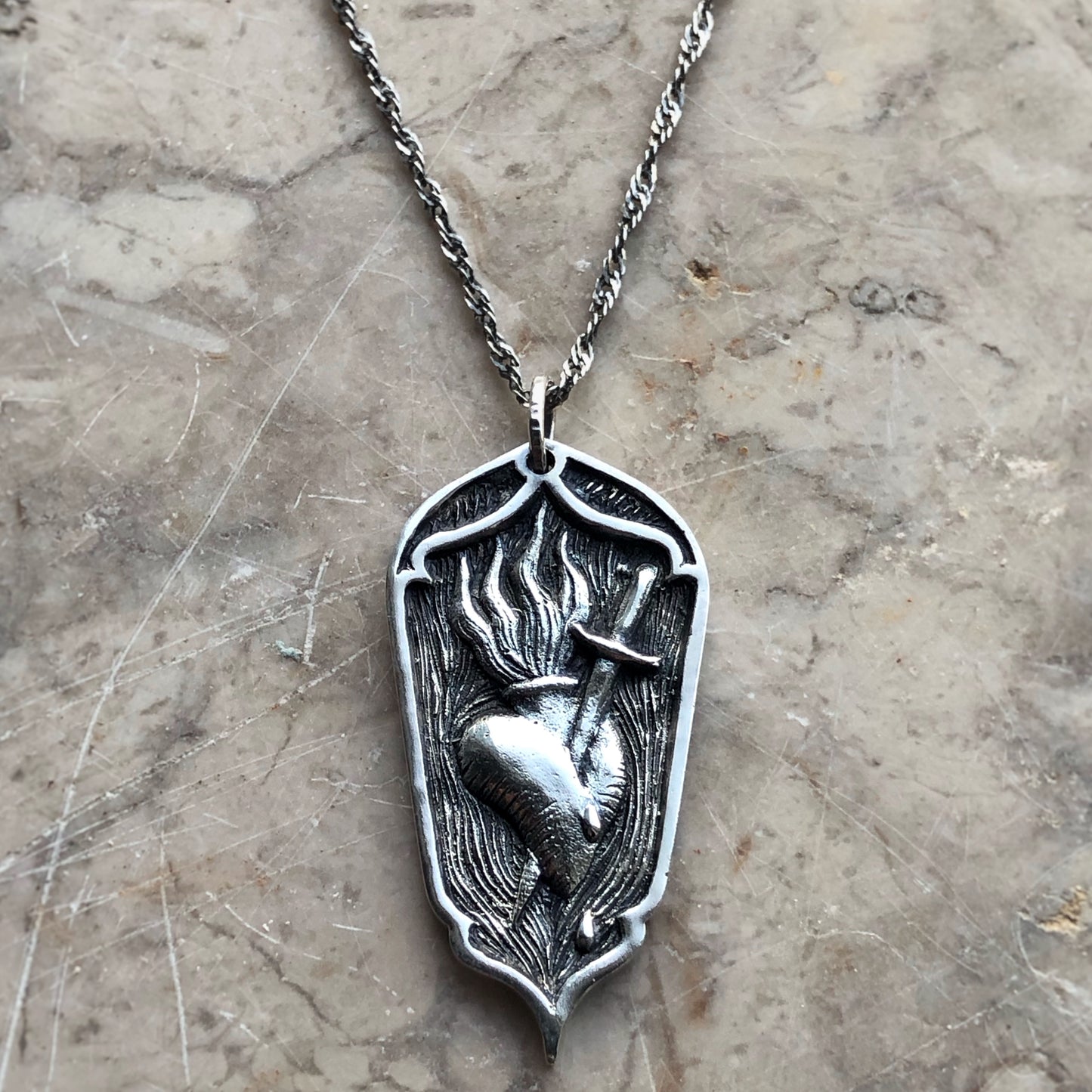 Burning Heart Pendant