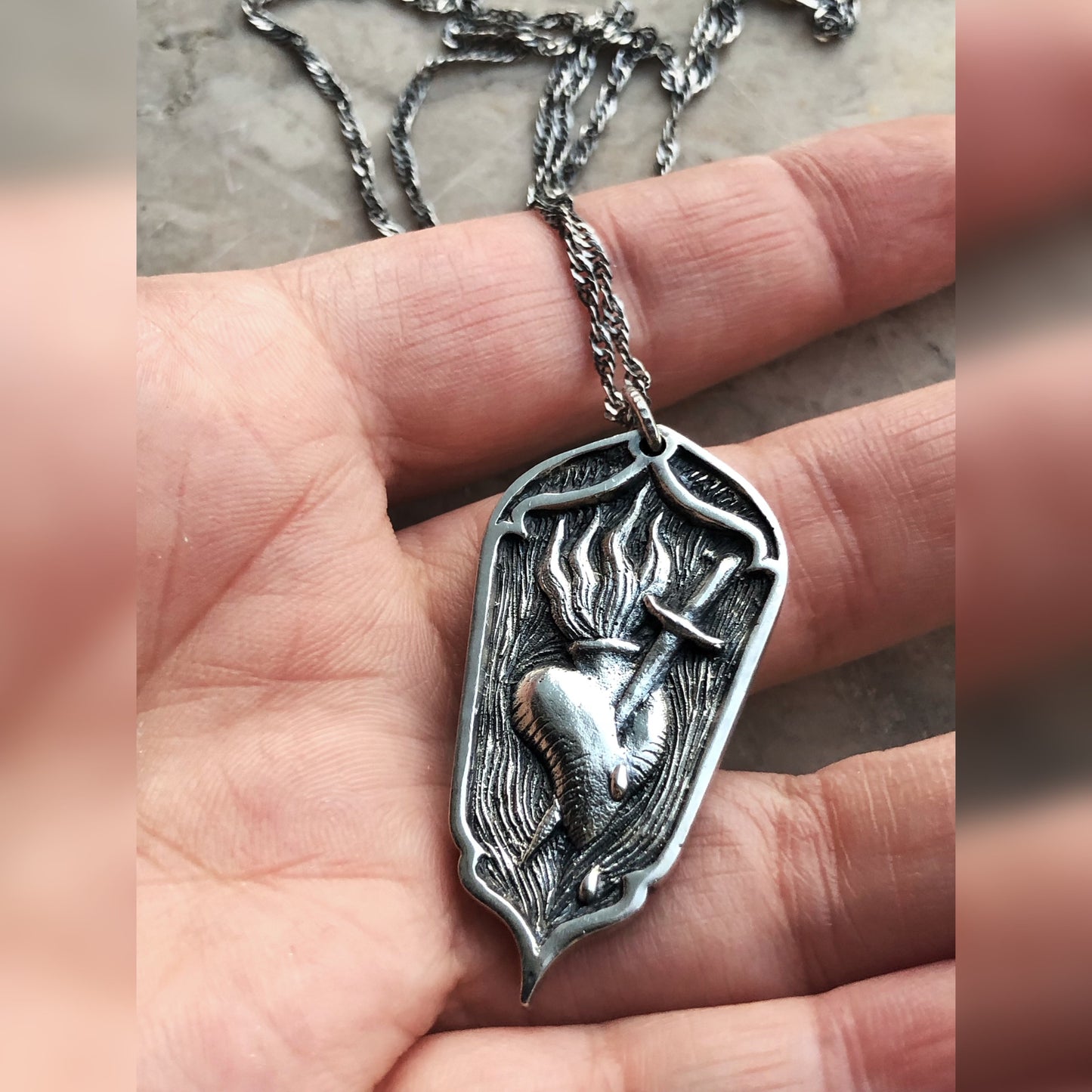 Burning Heart Pendant