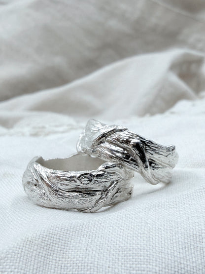 Entwined Spirits Matching Wedding Band Set