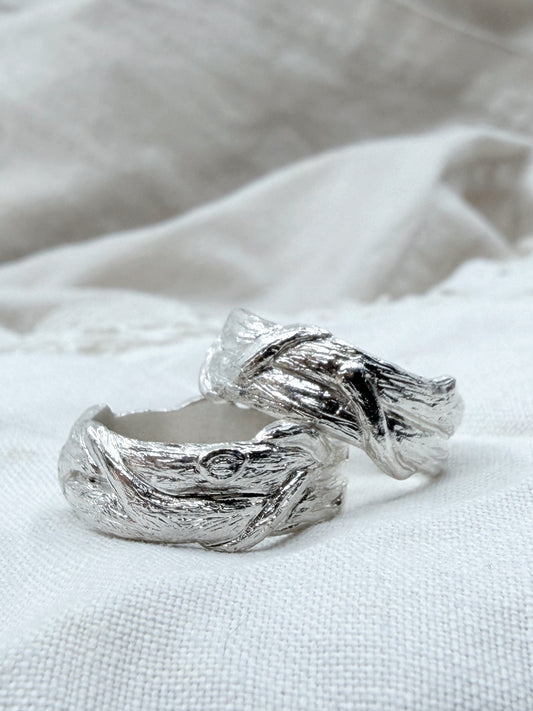 Entwined Spirits Matching Wedding Band Set