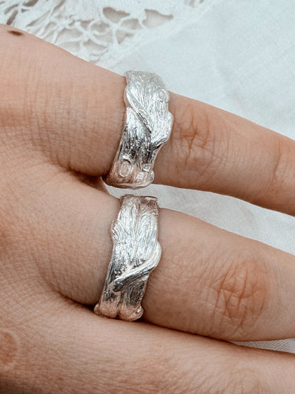 Entwined Spirits Matching Wedding Band Set