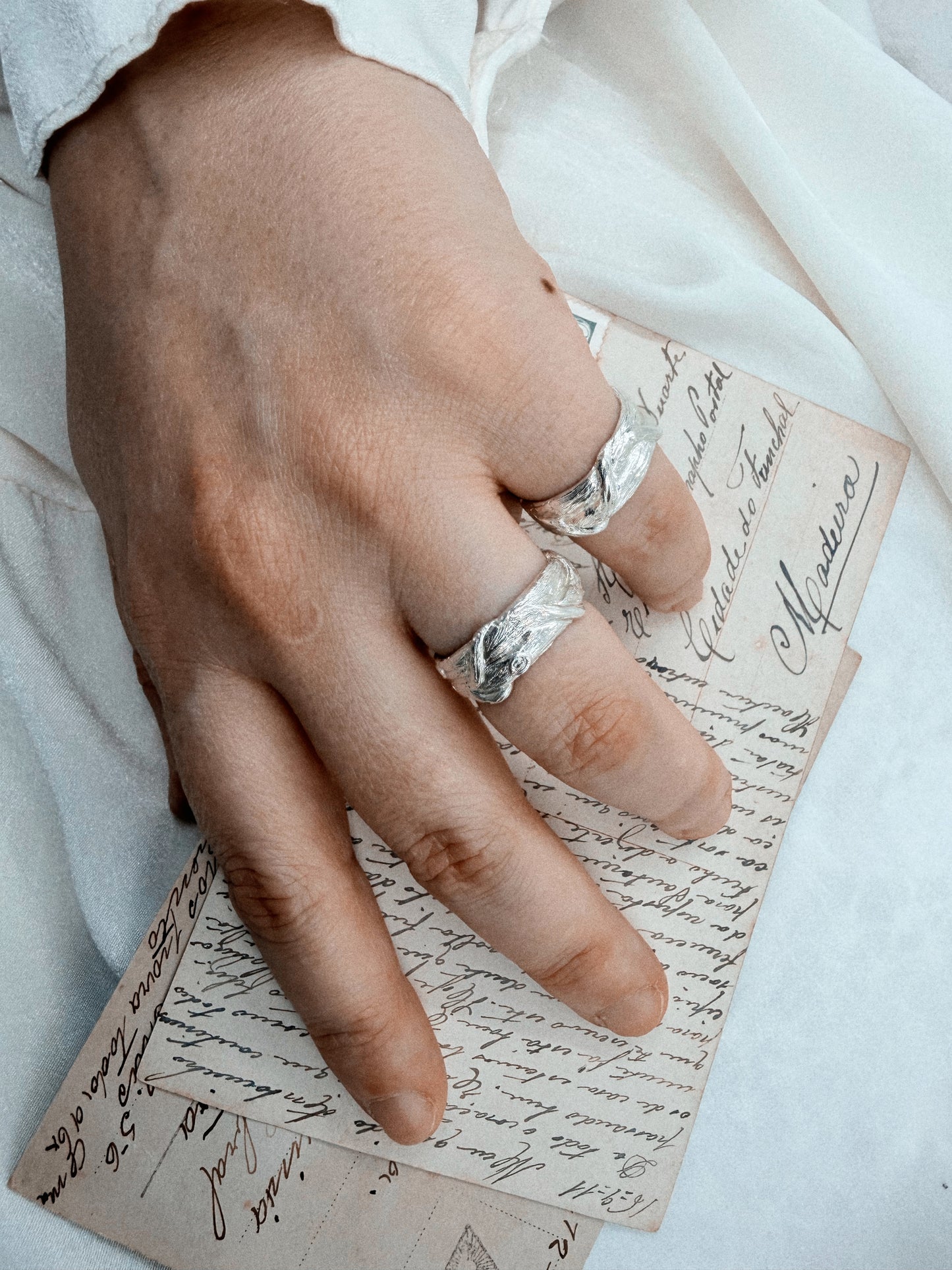 Entwined Spirits Matching Wedding Band Set