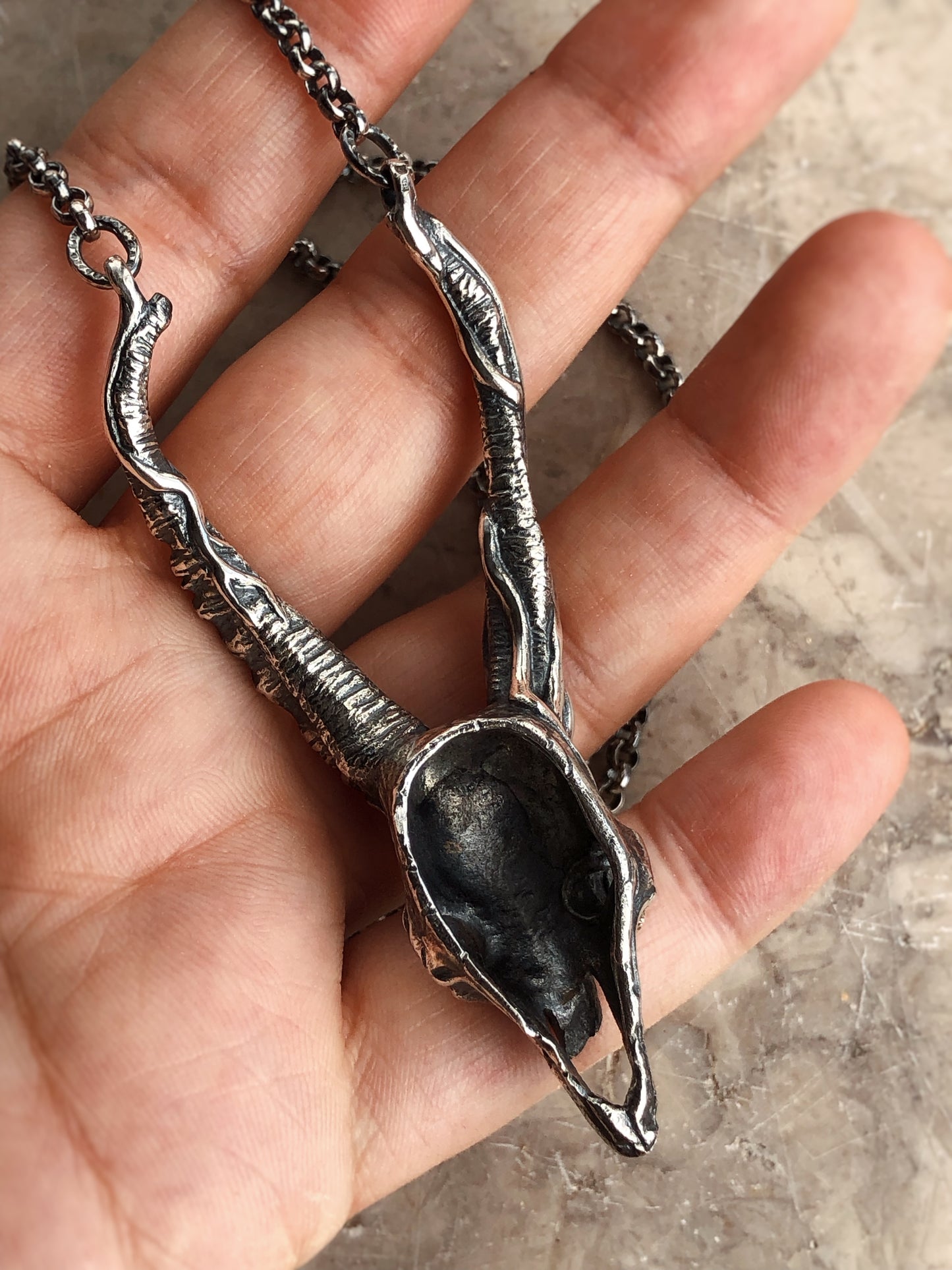 Weaved Through Bone Necklace