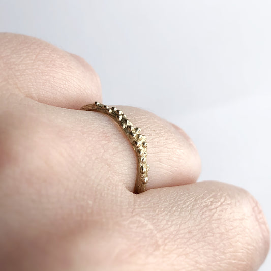 Blooming Branch Gold Ring
