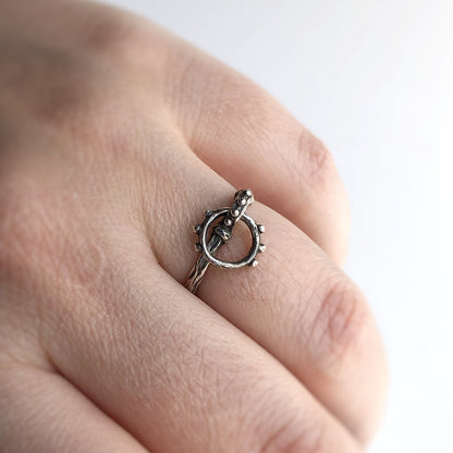 Stackable Ring with Charm