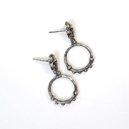 Mini Skull Dangling Earrings