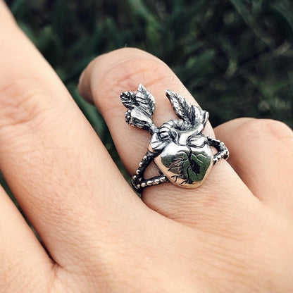 Blooming Heart Ring