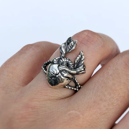Blooming Heart Ring